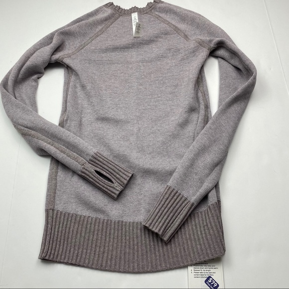 Lululemon Still Lotus Sweater Reversible - Picture 6 of 6